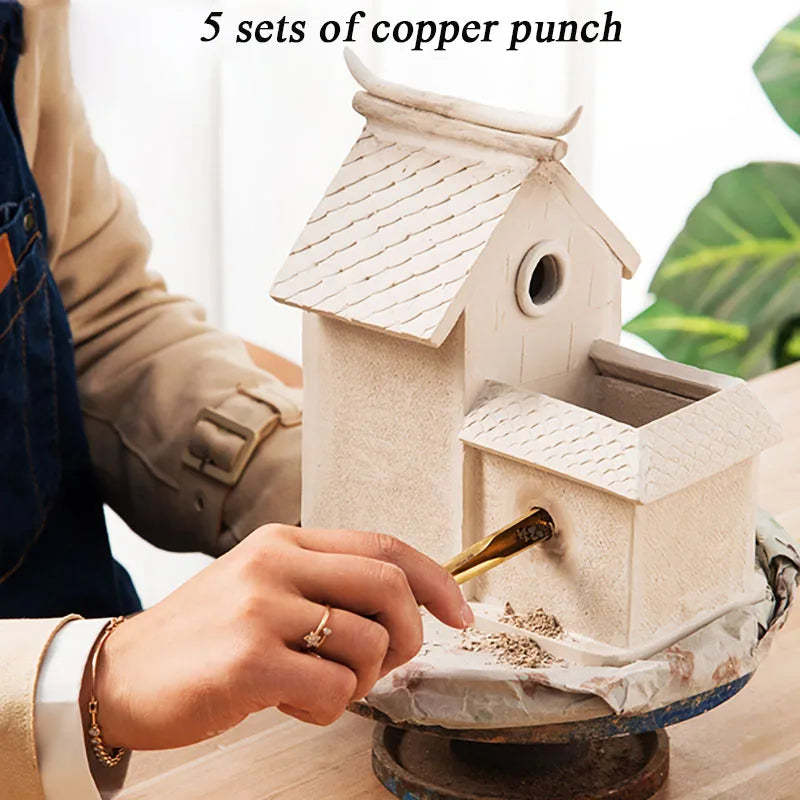 Corrosion-resistant Brass Pottery Hole Punch