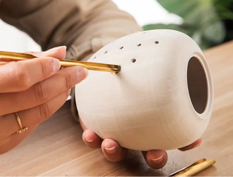 Corrosion-resistant Brass Pottery Hole Punch