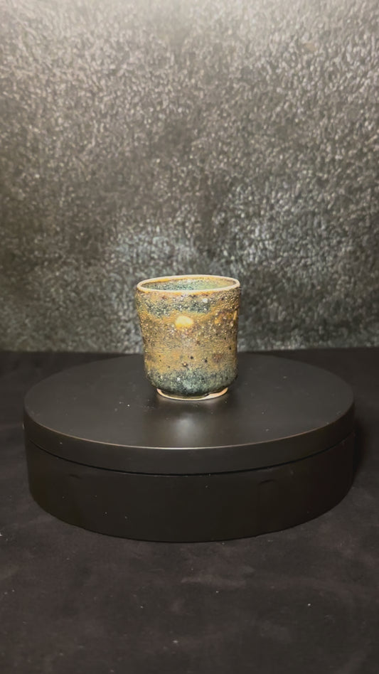 Emberstone Textured Ceramic Sake Cup