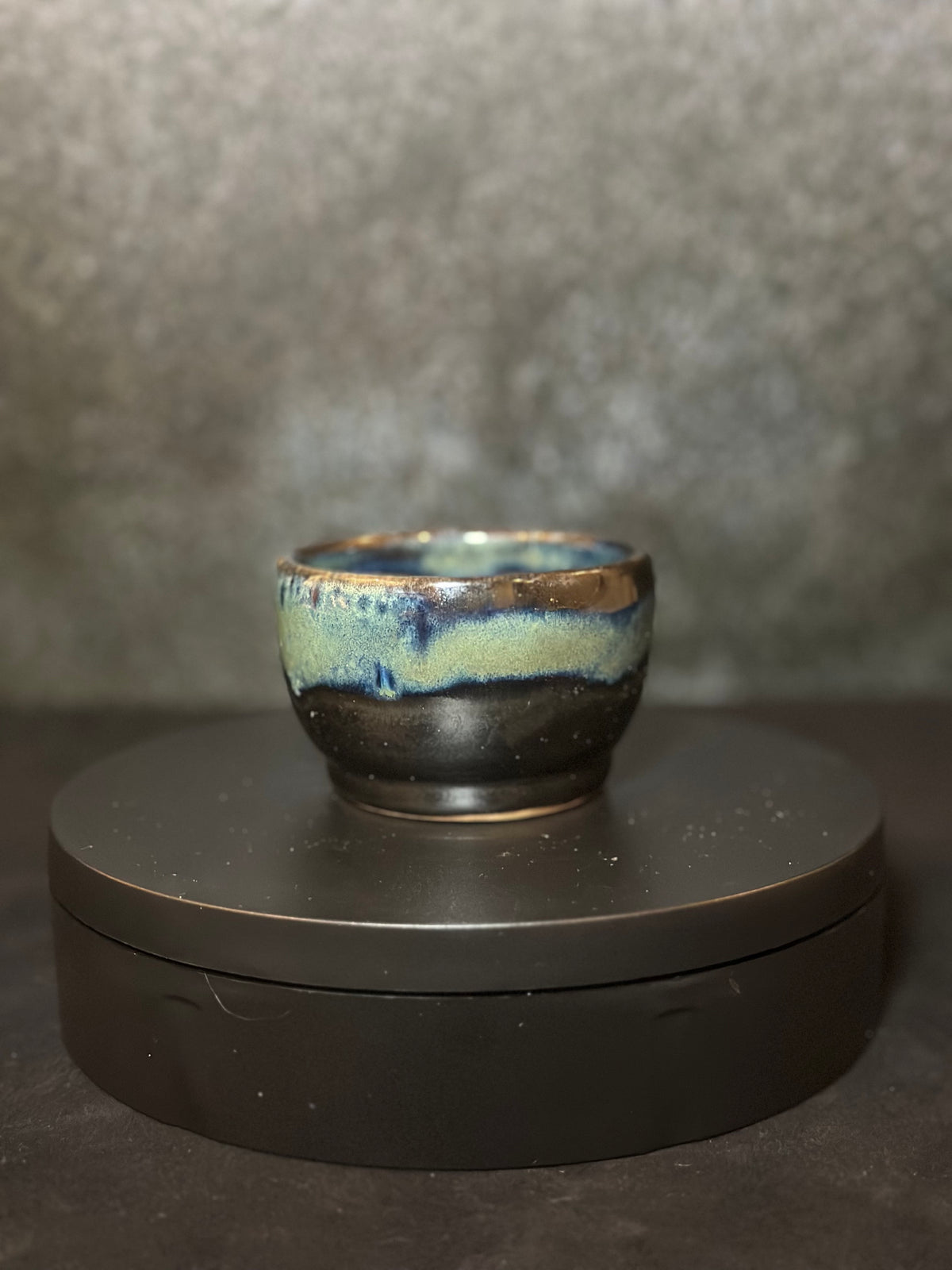 Midnight Tide Ceramic Sake Cup
