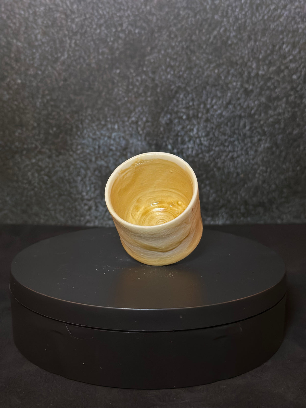 Golden Sand Ceramic Sake Cup