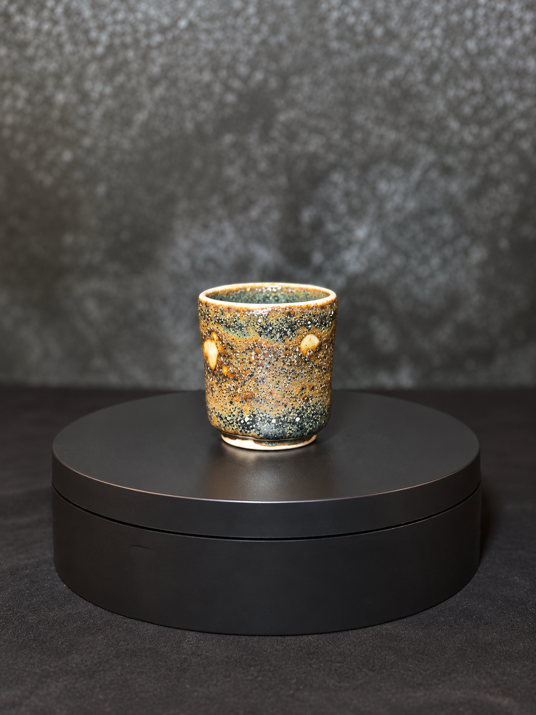 Emberstone Textured Ceramic Sake Cup