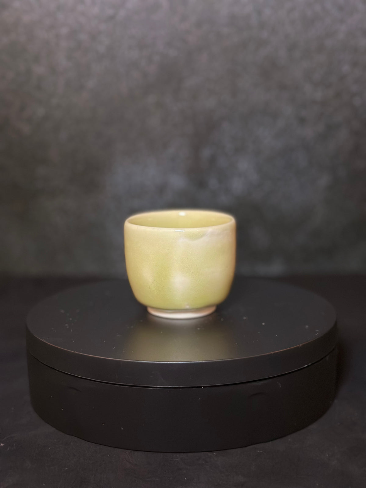 Warm Green Longquan Celadon Sake Cup