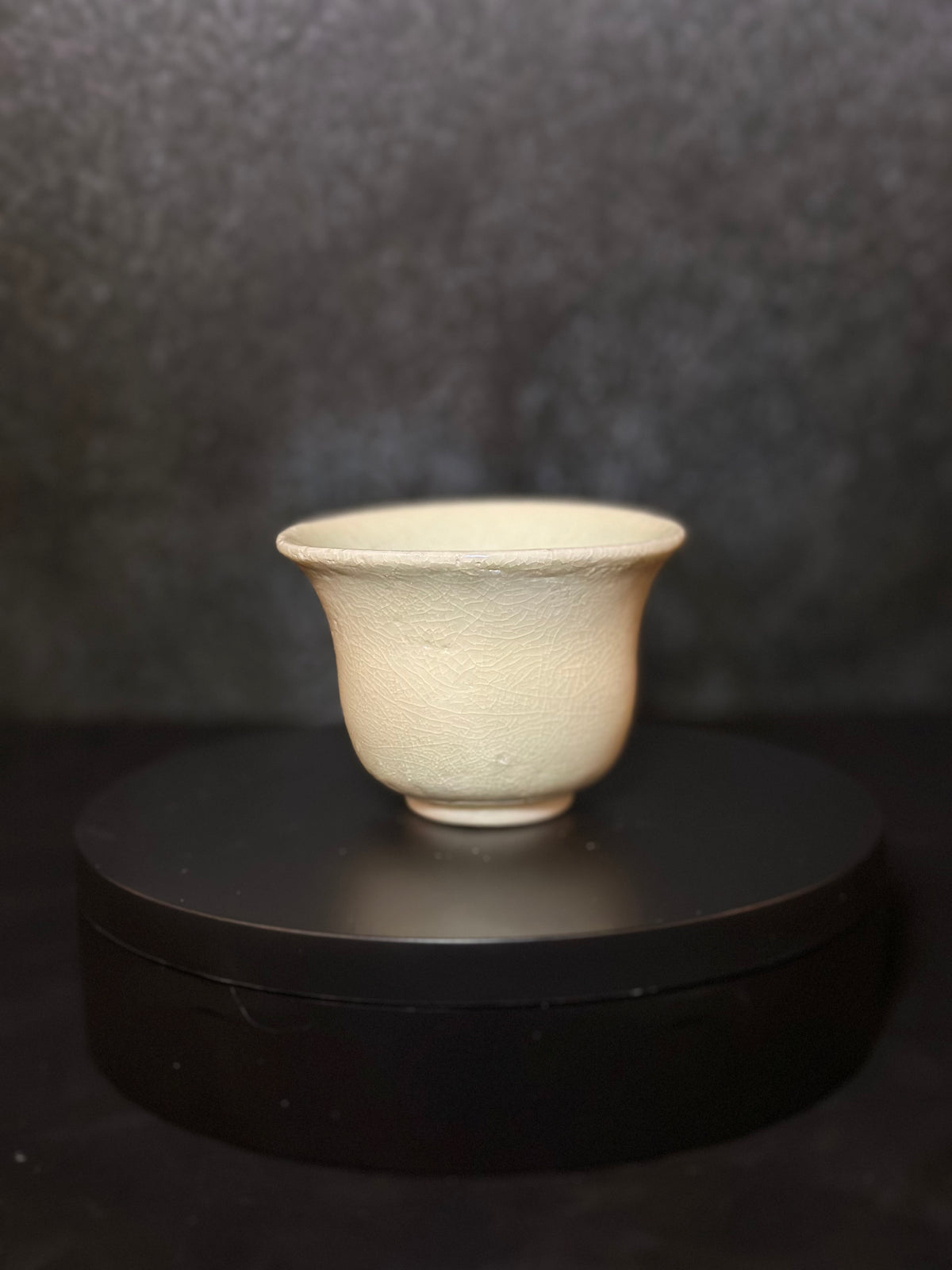 Seafoam Crackle-Glaze Sake Cup