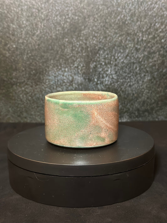 Rose Copper Ceramic Tea Cup